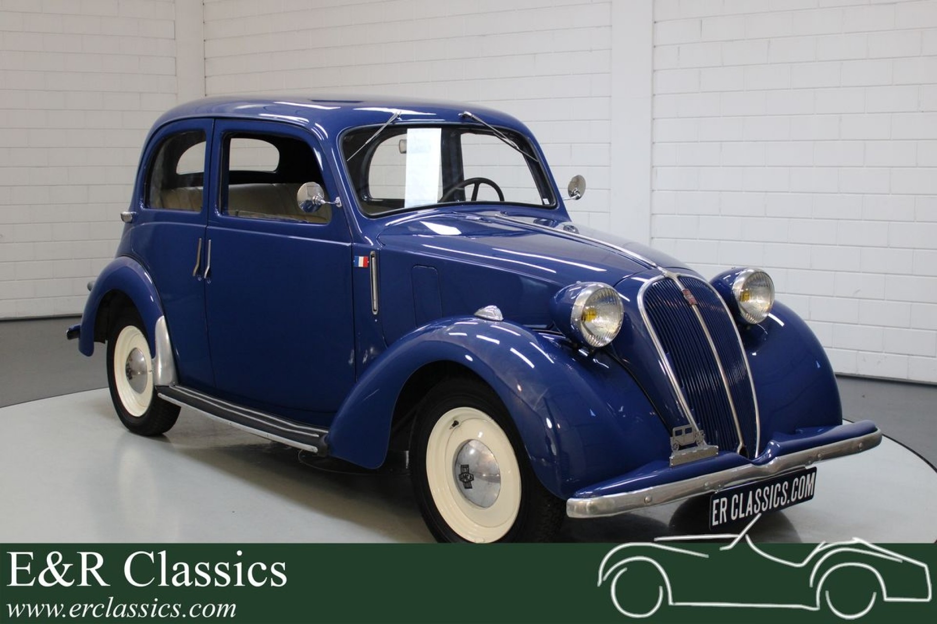 Simca 8 Berline 1937 à vendre chez ERclassics
